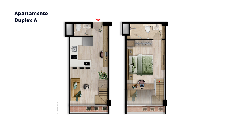 Apartamento duplex A